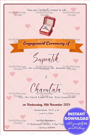 Romantic Winds_engagement E Card