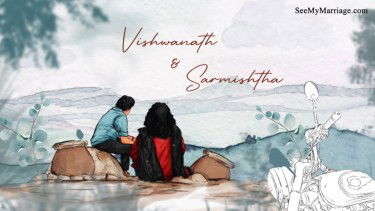 Cinema Inspired Cinematic Save The Date Invitation Video With A Love Story In Water Color Ink Reveal