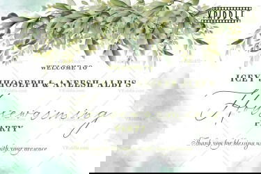 Olive Branch Housewarming Party Banner