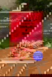 Sparkling Red Theme Bengali Wedding Ceremony Welcome Poster