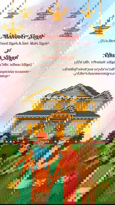 New Home & New Memories Housewarming Ceremony Video with Family Illustration